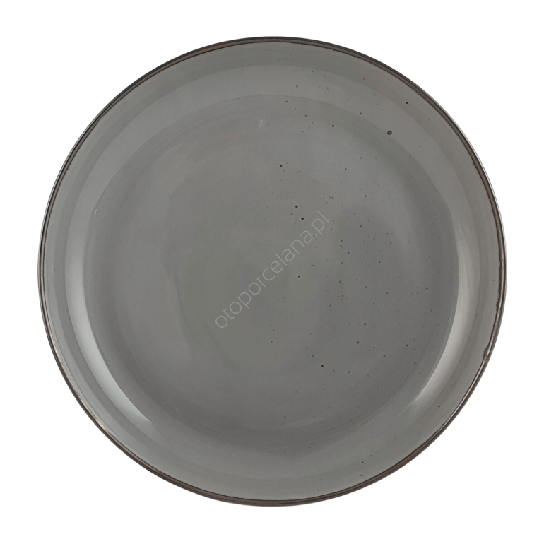 RUSTIC GRAY TALERZ PŁYTKI 27 cm - Alumina Bogucice