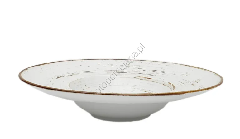 NOSTALGIA WHITE TALERZ GŁĘBOKI DO PASTY 28 cm - Alumina Bogucice
