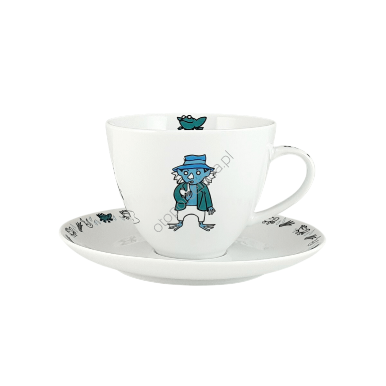 UTOPIEC filiżanka ze spodkiem jumbo skośne 450 ml