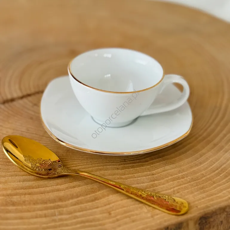 ELITE GOLD filiżanka z spodkiem espresso