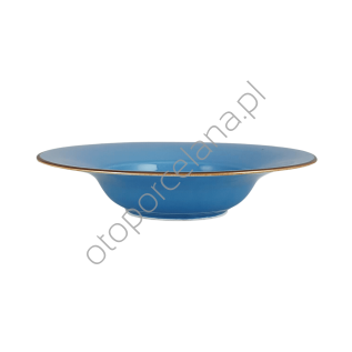 RUSTIC BLUE TALERZ GŁĘBOKI PASTA 27 cm - Alumina Bogucice