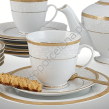 GEOS GOLD serwis do herbaty 6 osobowy/ 15 sztuk - 2