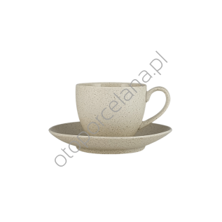 GRANITE SOFT CREAM FILIŻANKA ZE SPODKIEM 300 ml - Alumina Bogucice