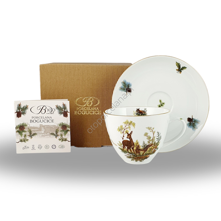POLOWANIE filiżanka z spodkiem jumbo PC1 500 ml