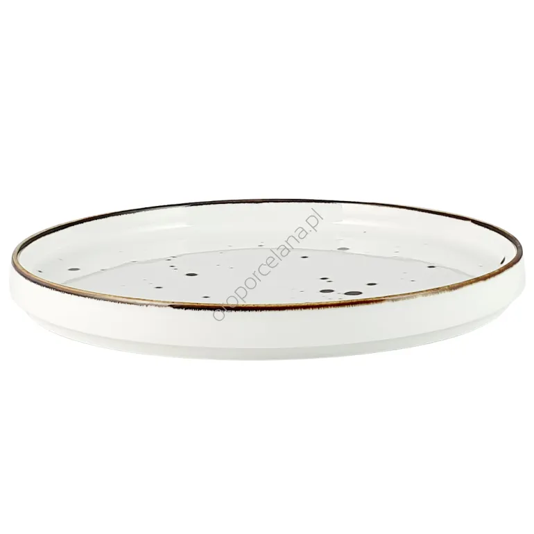 COTTAGE WHITE talerz płytki  BASIC 28 cm - Alumina Bogucice