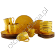 COTTAGE YELLOW zestaw dla 6 os. 24 el.- Alumina Bogucice - 3