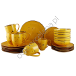 COTTAGE YELLOW zestaw dla 6 os. 24 el.- Alumina Bogucice - 3