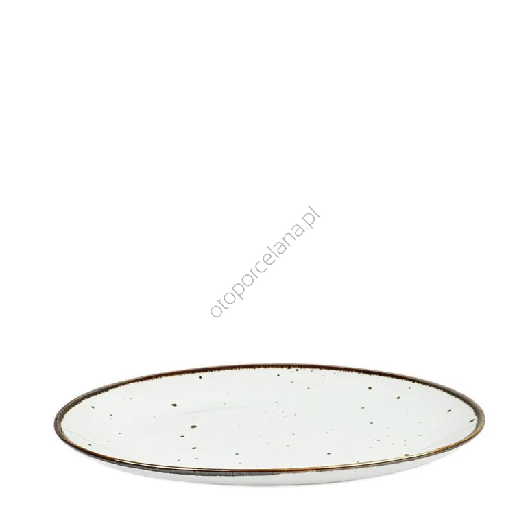 COTTAGE WHITE PÓŁMISEK OWALNY 31 cm - Alumina Bogucice