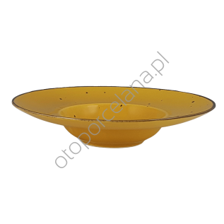 COTTAGE YELLOW TALERZ PASTA 28 cm - Alumina Bogucice