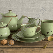 COTTAGE GREEN TALERZ DESEROWY 21,5 cm - Alumina Bogucice - 2