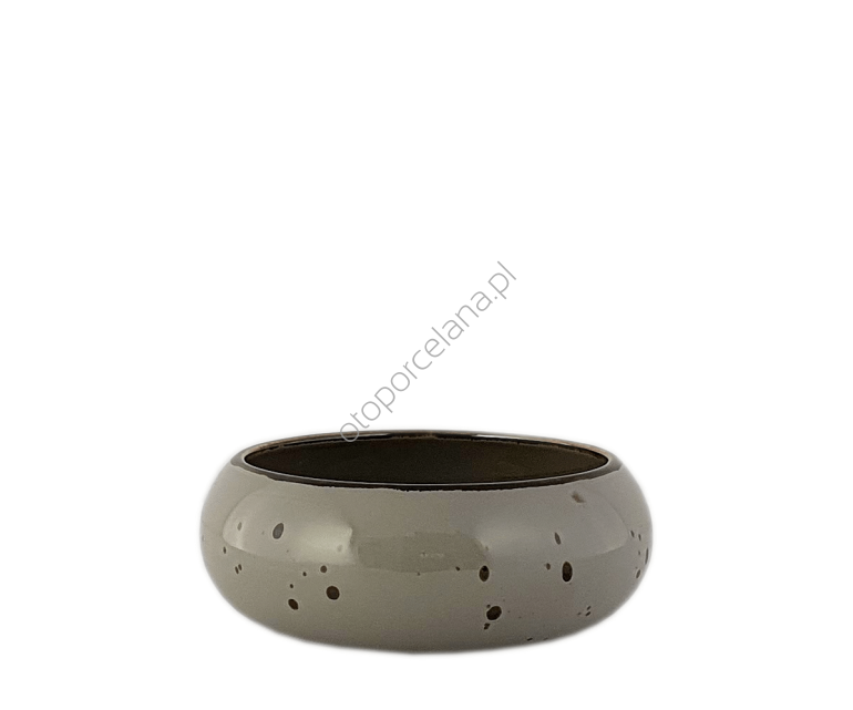 COTTAGE GREY SALATERKA 16 cm ORGANIC - Alumina Bogucice