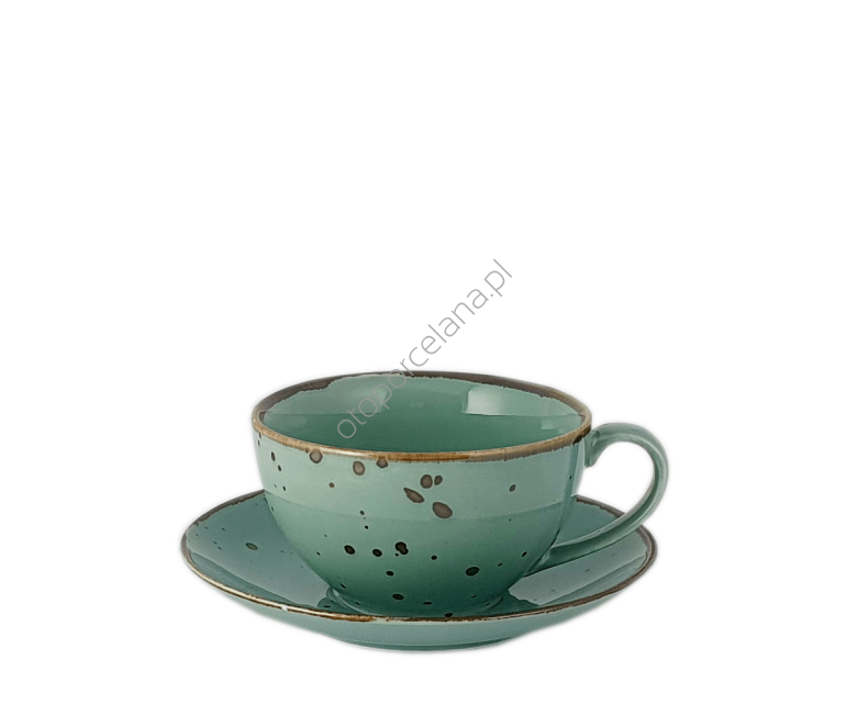 COTTAGE TIFFANY FILIŻANKA JUMBO ZE SPODKIEM 450 ml - Alumina Bogucice