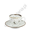COTTAGE WHITE FILIŻANKA ZE SPODKIEM 200 ml - Alumina Bogucice - 2