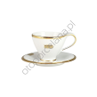 BELVEDERE filiżanka ze spodkiem PAŁAC PREZYDENCKI 200 ml - 4
